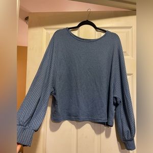 shein curvy waffle knit